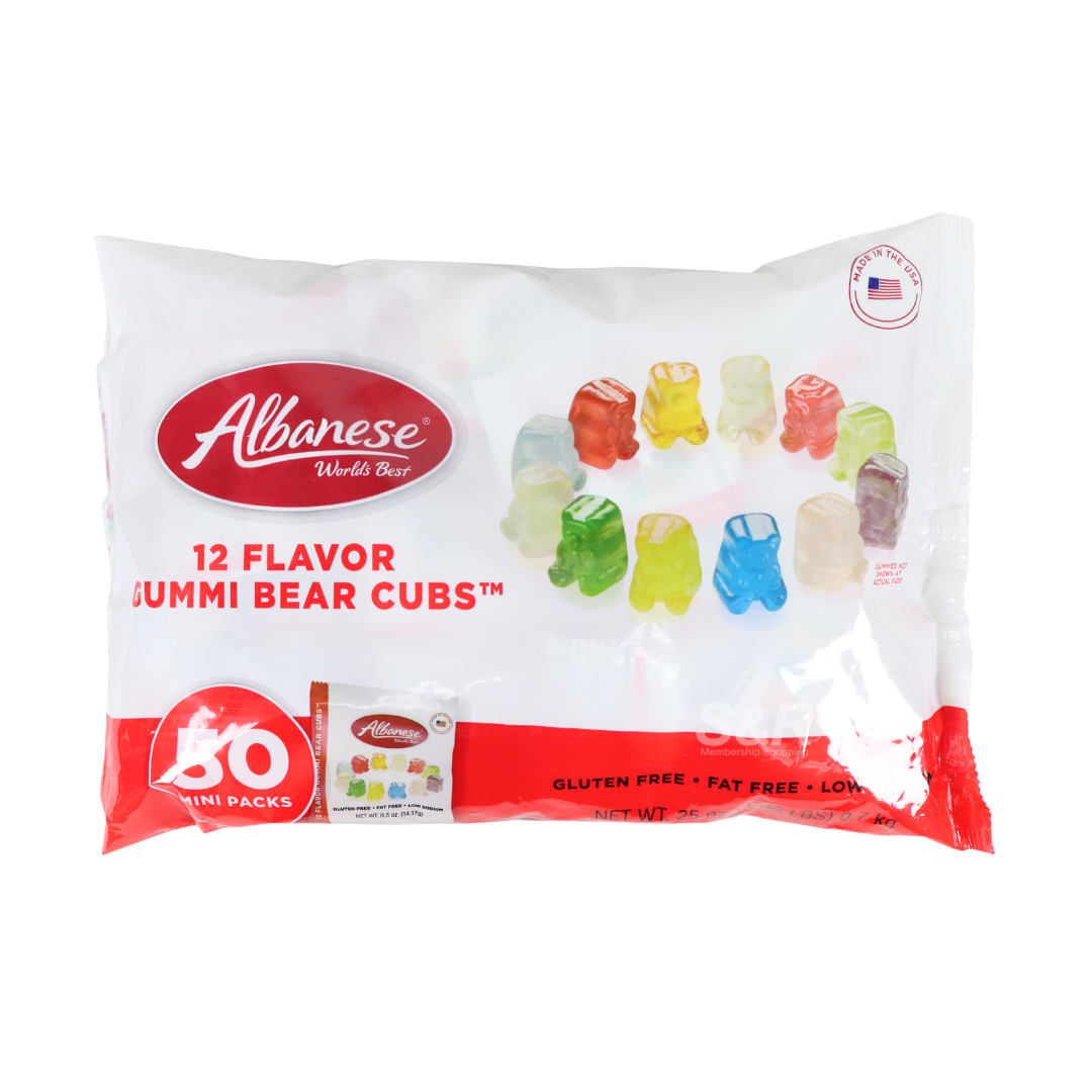 Albanese 12-flavor Gummi Bear Cubs 50 mini packs